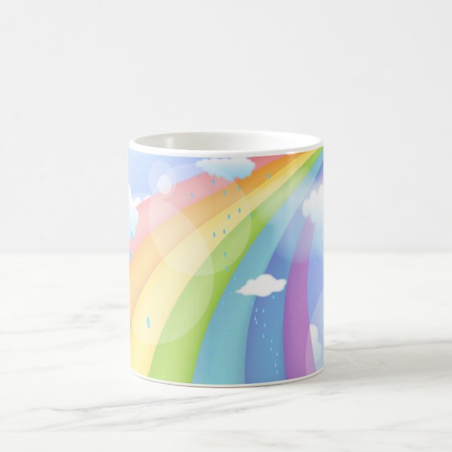 Regenbogendusche Tasse (Mittel)
