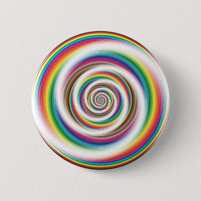 Regenbogeneffekt Button (Vorderseite)