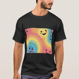 Regenbogener Lächeln Energie T-Shirt