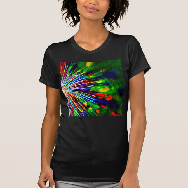Regenbogenexplosion T-Shirt (Vorderseite)