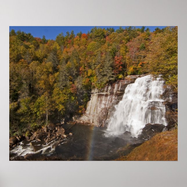 Regenbogenfälle im Gorges Staat Park im Norden Poster (Vorne)