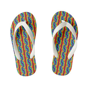 Regenbogenfalte Kinderbadesandalen