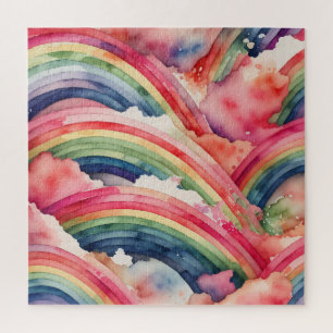 Regenbogenfarbe Puzzle