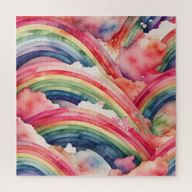Regenbogenfarbe Puzzle (Vertikal)