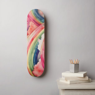 Regenbogenfarbe Skateboard