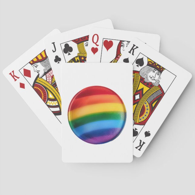 Regenbogenfarben - LGBTQ+ Spielkarten (Rückseite)