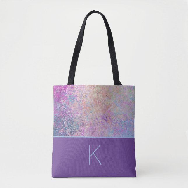 Regenbogenfarben Monogramm (Vorderseite)