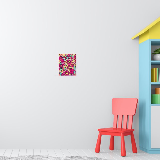 Regenbogenfarben Poster (Kinderzimmer 1)