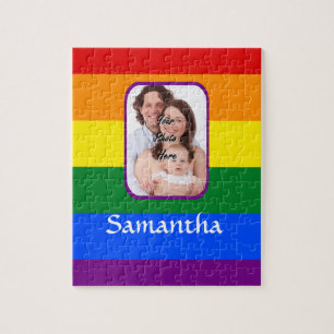 Regenbogenfarben Puzzle