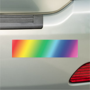 Regenbogenfarben Stolz lgbt lgbtq Stoßfänger Auto Magnet