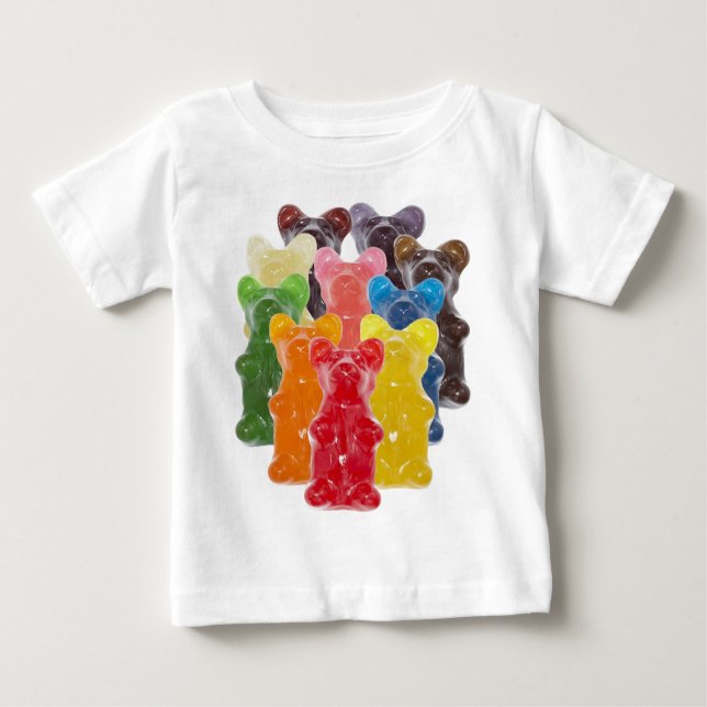 Regenbogenfarben Süßwarenliebhaber Baby T-shirt (Vorderseite)