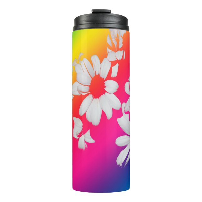 Regenbogenfarben Thermosbecher (Vorderseite)