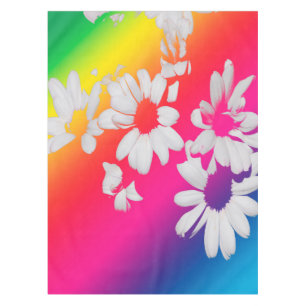 Regenbogenfarben Tischdecke