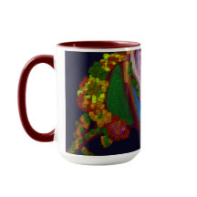 Regenbogenfarbene Blumen