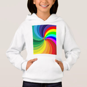 Regenbogenfarbene Mandala-46556 Hoodie