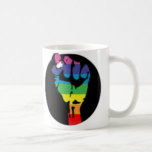 Regenbogenfäuste der Wut Tasse