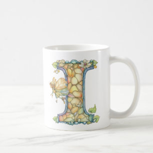 Regenbogenfee Initial 'I'  Kaffeetasse