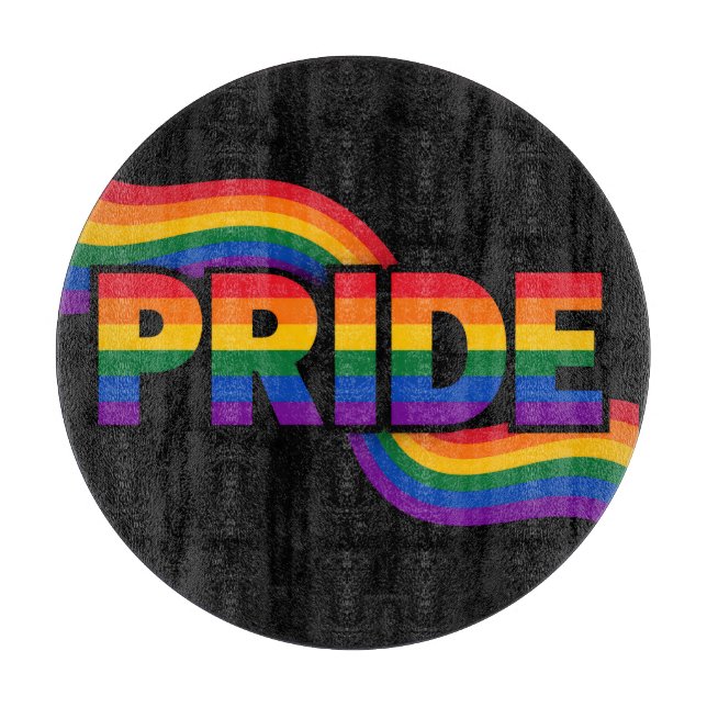 Regenbogenfest der Stolzfeier Schneidebrett (Vorderseite)