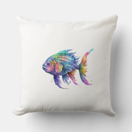 Regenbogenfisch 2 Groß Kissen