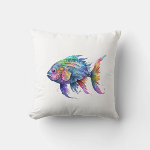 Regenbogenfisch 2 Klein Kissen