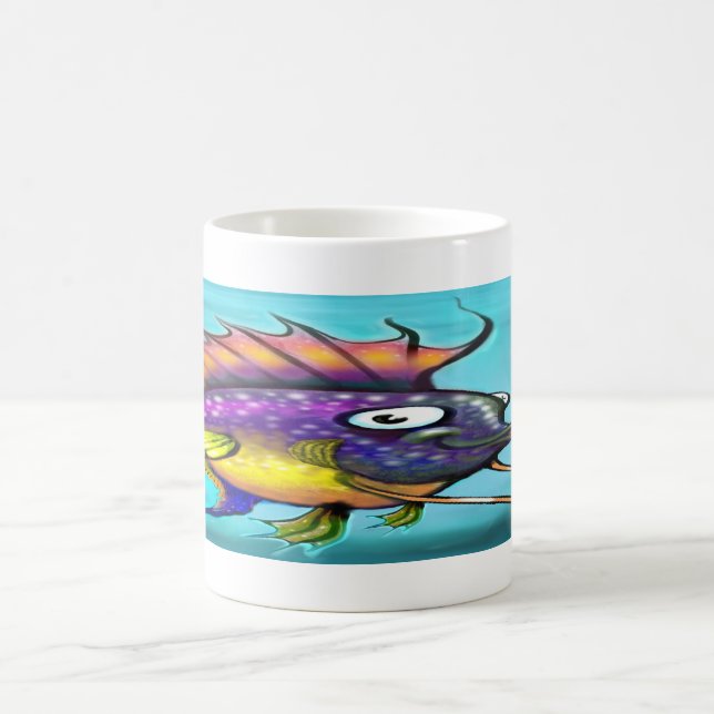 Regenbogenfisch Kaffeetasse (Mittel)