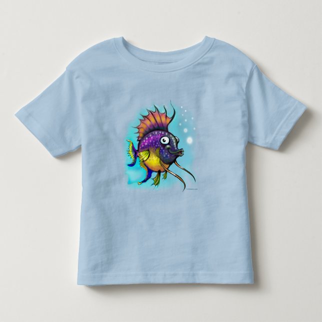 Regenbogenfisch Kleinkind T-shirt (Vorderseite)