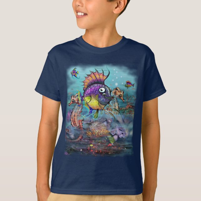 Regenbogenfisch T-Shirt (Vorderseite)
