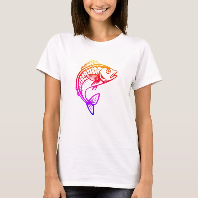 Regenbogenfisch T-Shirt (Vorderseite)