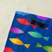 Regenbogenfische im Ozean niedliche bunte Muster