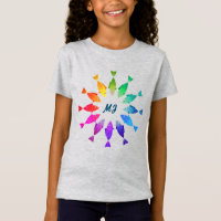 Regenbogenfische im Ozean niedliche bunte Muster