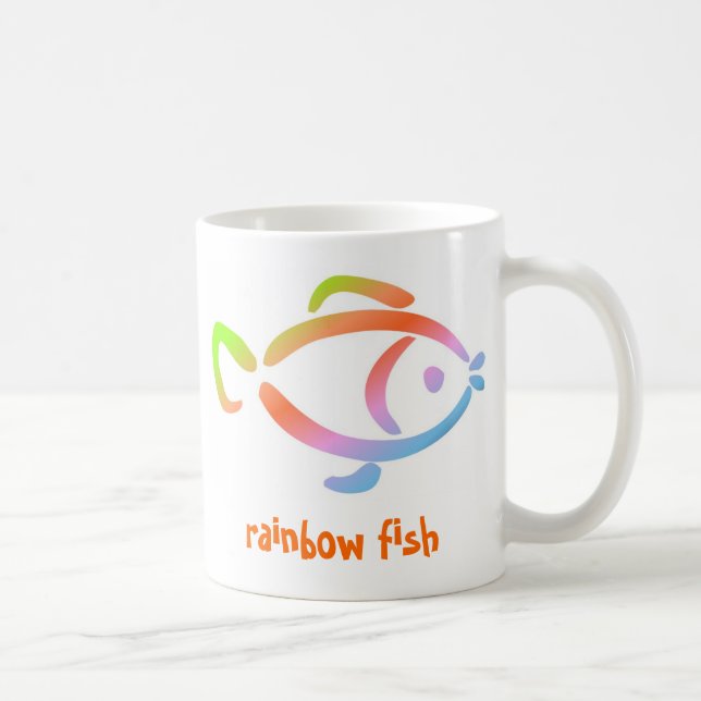 Regenbogenfische Kaffeetasse (Rechts)