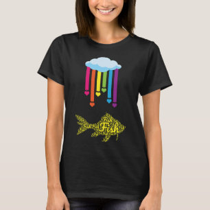Regenbogenfische Regenbogen Lieben für Tiere T-Shirt