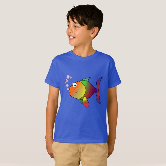 Regenbogenfische T-Shirt (Vorne ganz)