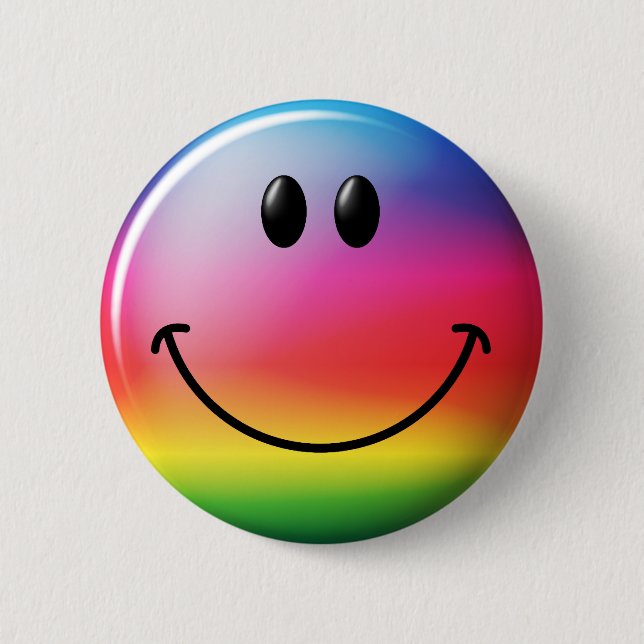 Regenbogenfläche Button (Vorderseite)