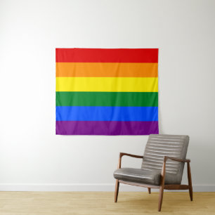 Regenbogenflagge 50 x 60 wandteppich