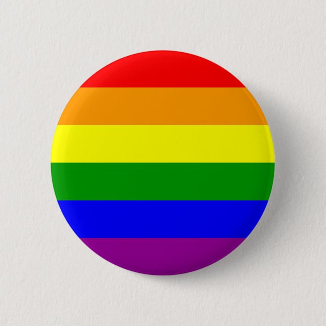 Regenbogenflagge Button (Vorderseite)