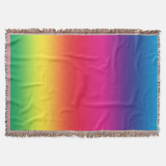 Regenbogenflagge Decke (Vorderseite)