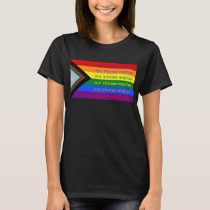Regenbogenflagge der Gay-Pride-Intersection T-Shirt