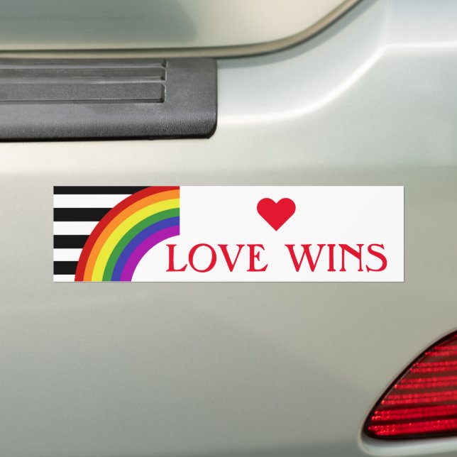 Regenbogenflagge der Verbündeten Autoaufkleber (Auf Auto)