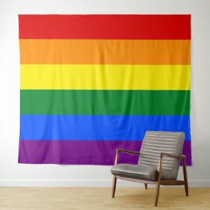 Regenbogenflagge Extra Large LGBT Wandteppich