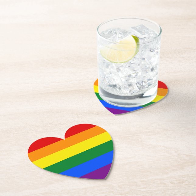 REGENBOGENFLAGGE FARBEN STREIFEN + deine Ideen Untersetzer (Vor Ort)