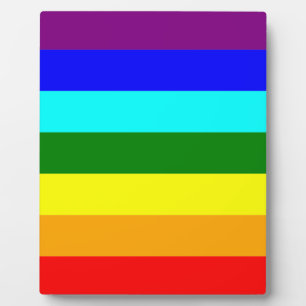 Regenbogenflagge Fotoplatte