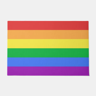Regenbogenflagge Fußmatte