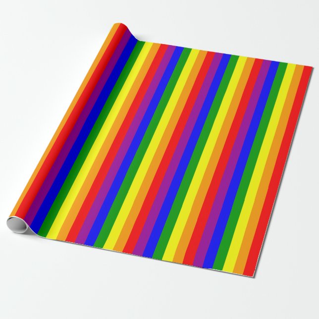 Regenbogenflagge Geschenkpapier (Ungerollt)