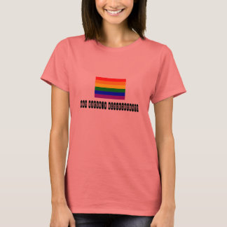 Regenbogenflagge, Gott diskriminiert nicht T-Shirt