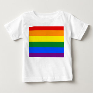 Regenbogenflagge (LGBT) Baby T-shirt