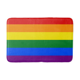 Regenbogenflagge (LGBT) Badematte