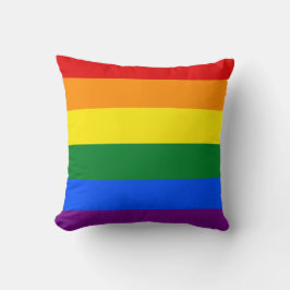 Regenbogenflagge (LGBT) Kissen