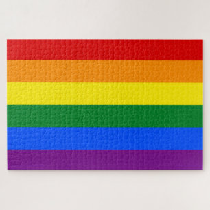 Regenbogenflagge (LGBT) Puzzle