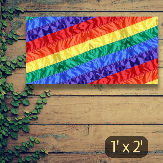 Regenbogenflagge LGBT-Regenbogenstreifen Gay Pride Banner (Von Creator hochgeladen)